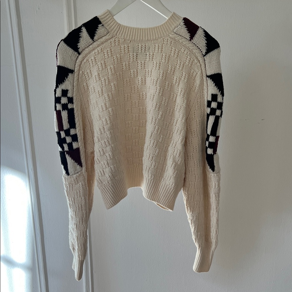 Isabel Marant Cream and Black Patterned Sweater - Picture 6 of 6